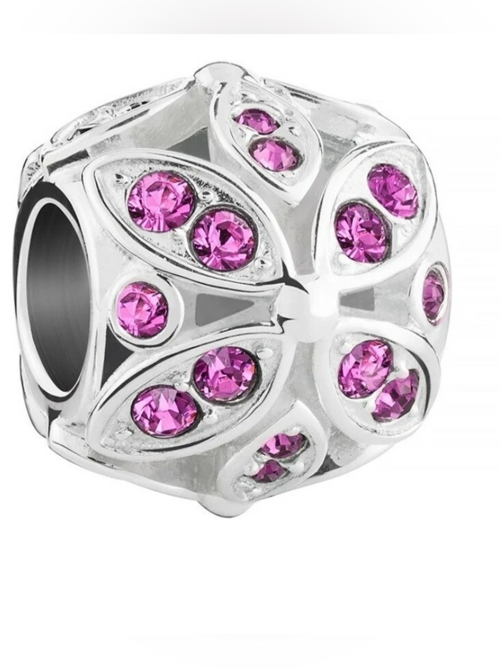 Chamilia Floral Pink Bead